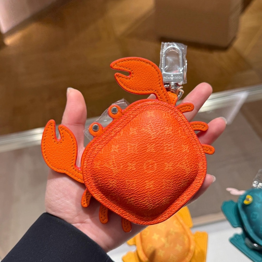 Orange Crab Keychains and bag charms